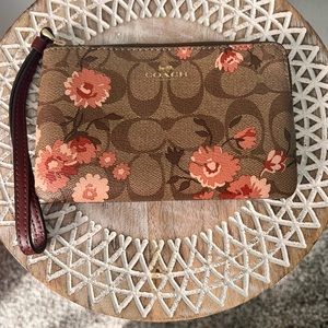Coach Wristlet - Floral Print